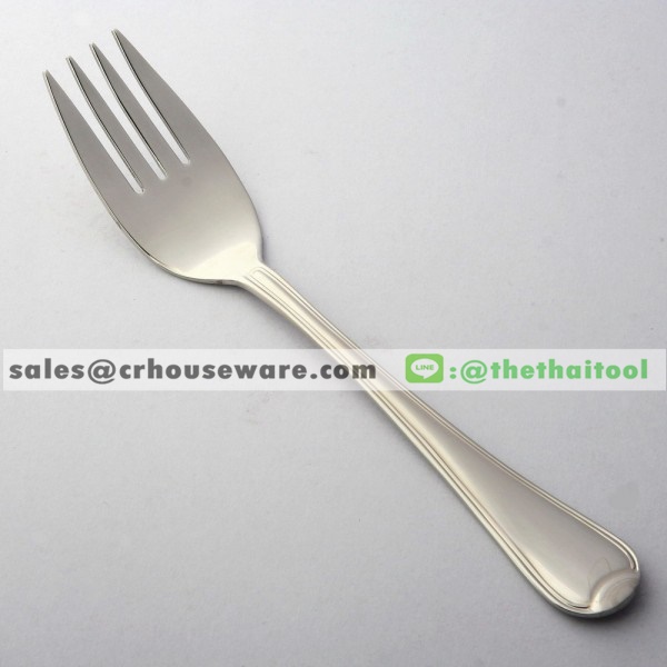 ส้อมเสิร์ฟสแตนเลส 83 ลายพิจิตร รหัสสินค้า 008-TF83-18