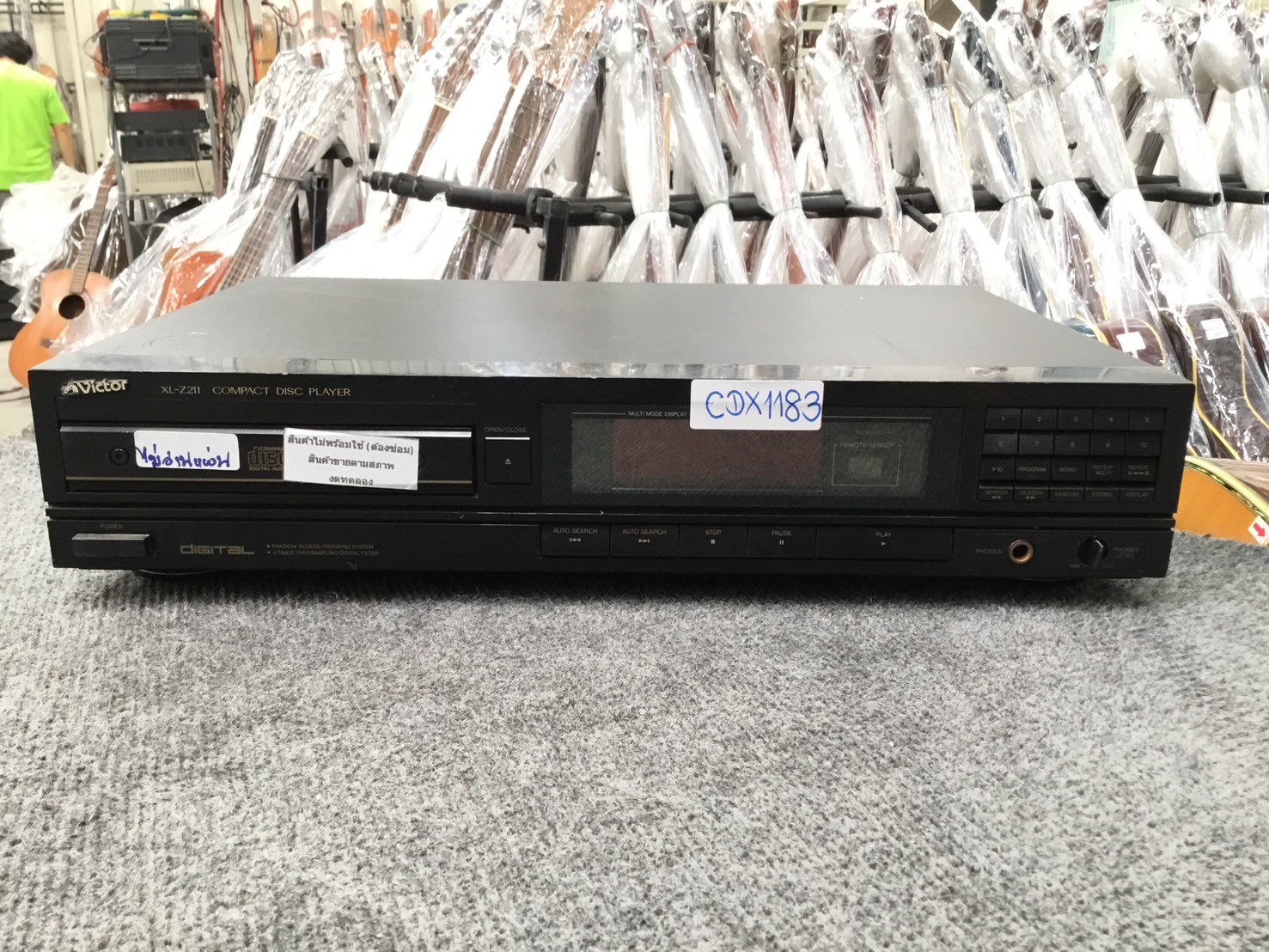เครื่องเล่น CD - Victor : XL-Z211 สินค้าไม่พร้อมใช้(ต้องซ่อม)