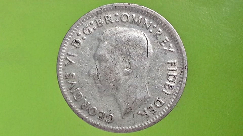 เหรียญ เงินตรา ประเทศ ออสเตรเลีย Pence (no IND:IMP) 1952