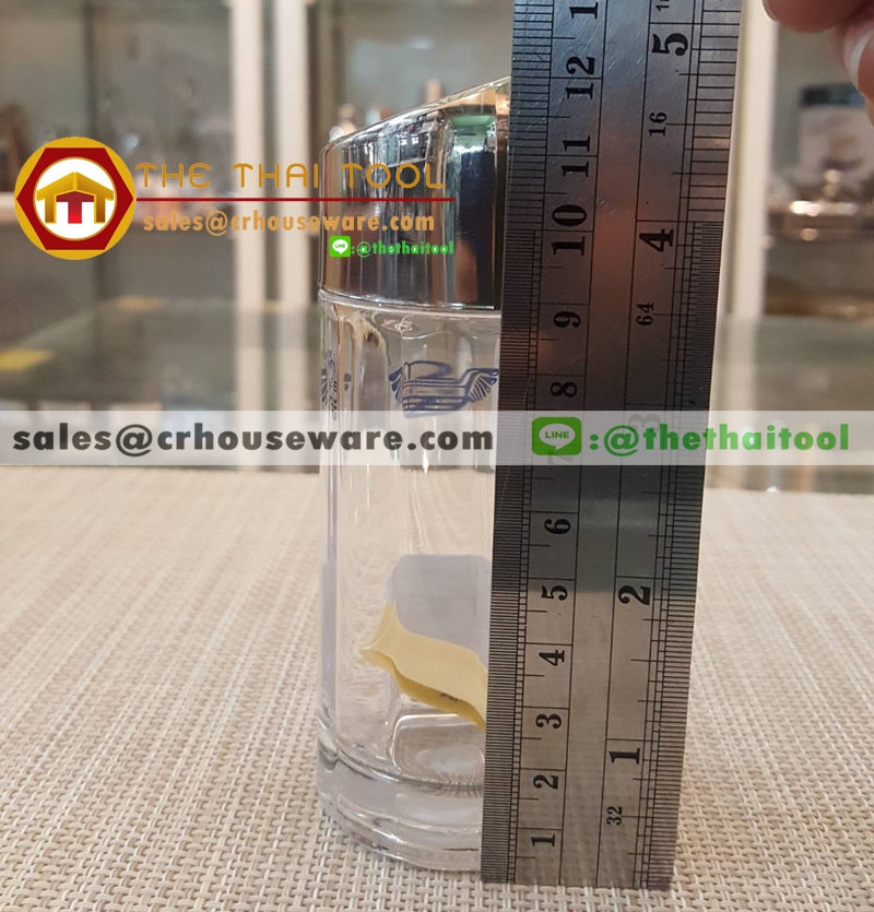 ขวดซอสอคริลิค ฝาสแตนเลส 3.5 oz. 005-PT718