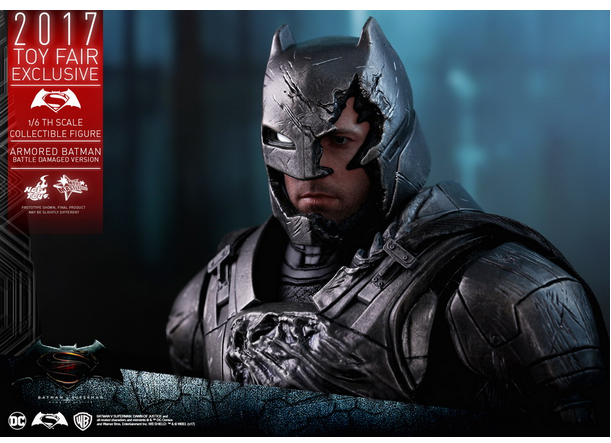 HOTTOYS - Batman v Superman: Dawn of Justice - Armored Batman Battle Damaged Version