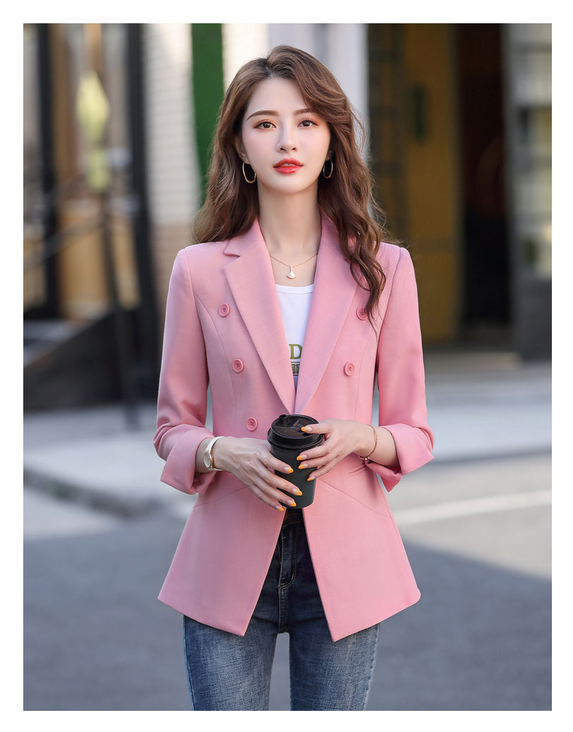 สินค้าพรีออเดอร์ เสื้อสูทแฟชั่นสวยหรูสไตล์เกาหลีดูดีมี 3 สี PO-SUIT-014