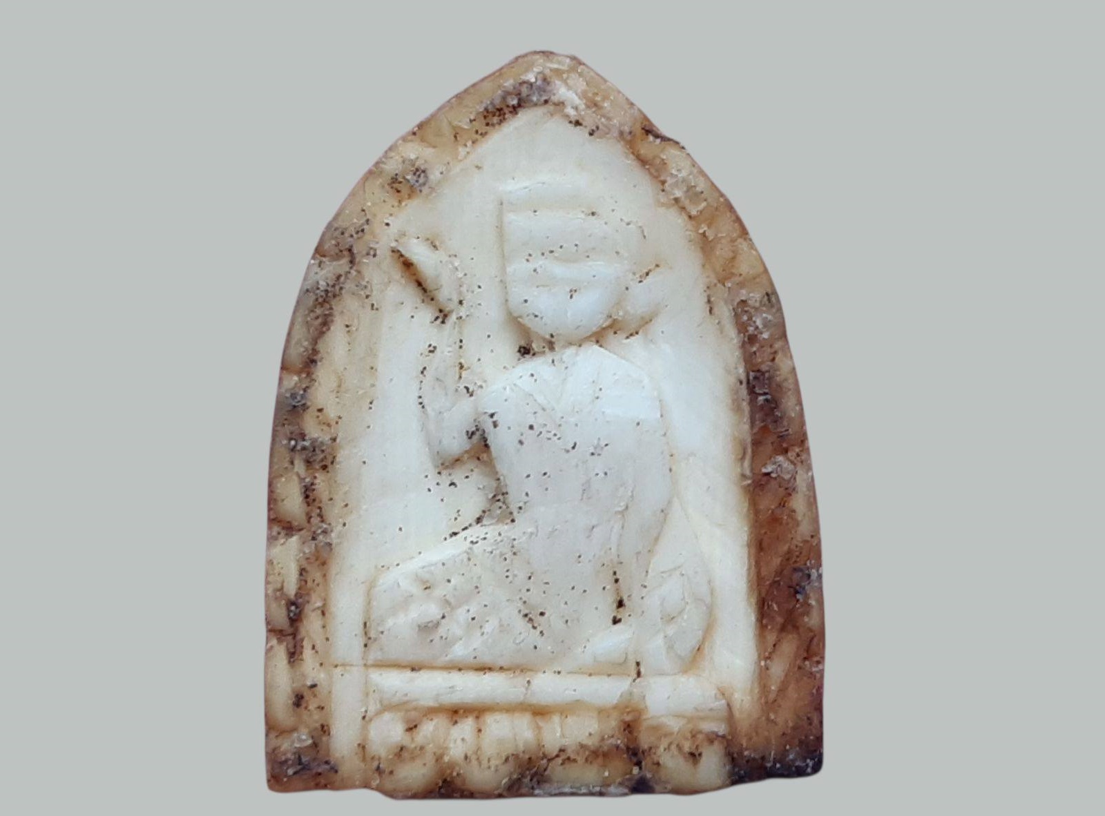 นางกวัก หลวงพ่อเดิม วัดหนองโพ นครสวรรค์ ปี 2470-2485 เนื้องาแกะ