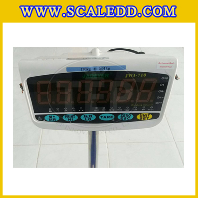เครื่องชั่งน้ำหนัก30kg รุ่น JWI-710 พิกัด 30kg x 2g ขนาดแท่น 30x40cm. เครื่องชั่งตั้ง พื้น30kg ตาชั่ง30kg พิกัด 30kg ความละเอียด 2g ยี่ห้อ JADEVER รุ่น JWI-710