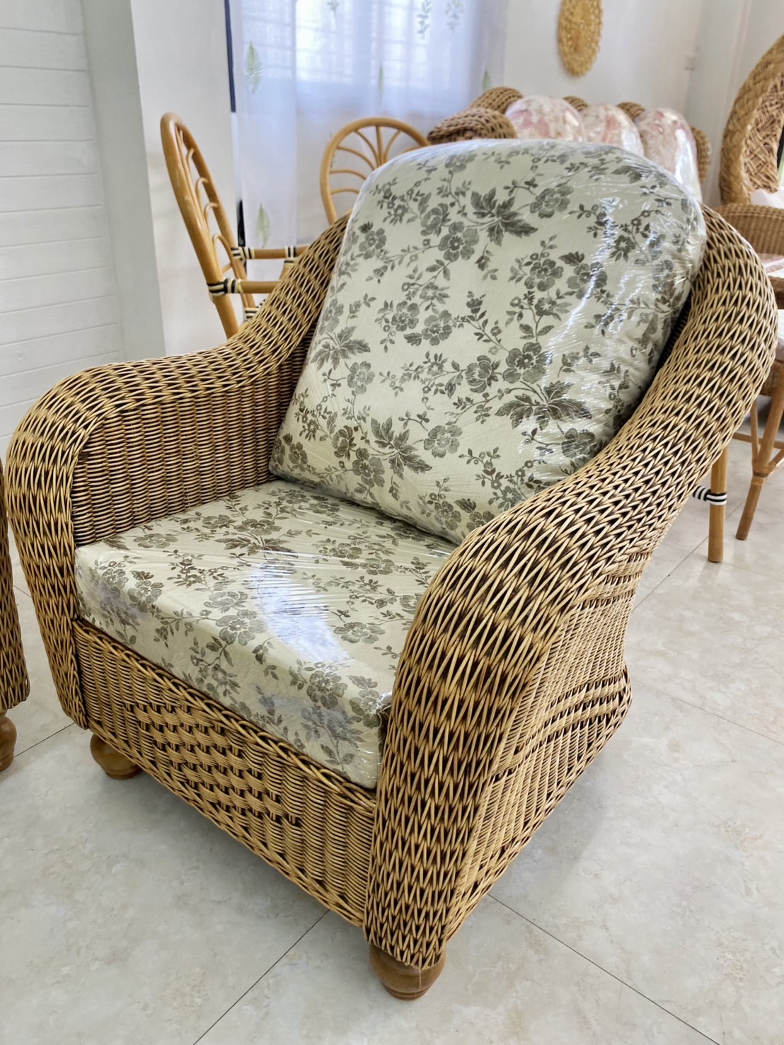 ชุดโซฟาหวายวินเทจ(Rattan Sofa)