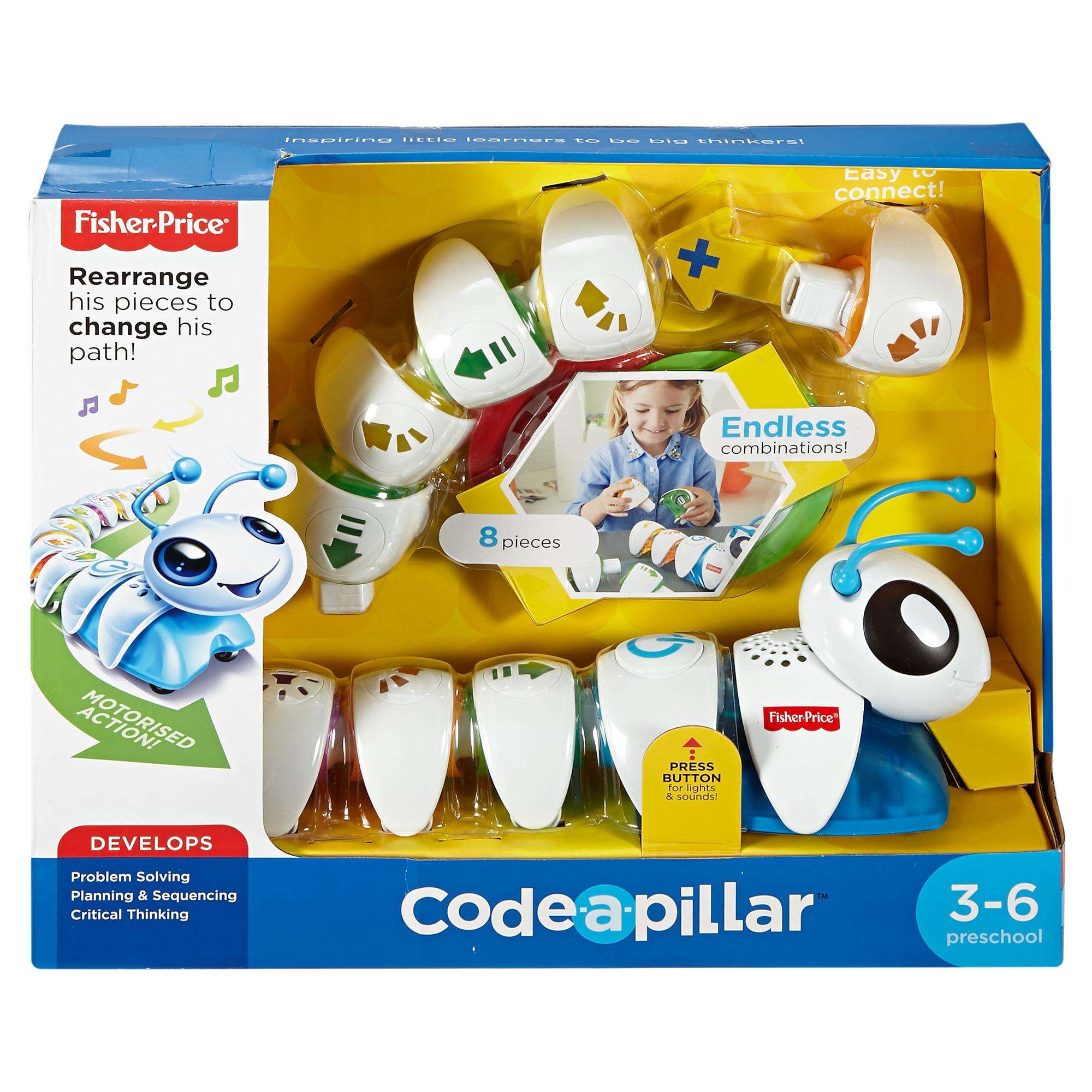 หนอนถอดรหัส Fisher-Price Think & Learn Code-a-Pillar Toy