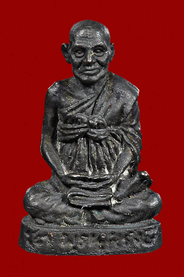 รูปเหมือนสมเด็จพระพุฒาจารย์(โต) พรหมรังสี วัดระฆังโฆสิตาราม รุ่นอนุสรณ์ 100 ปี 2515 เนื้อนวะ