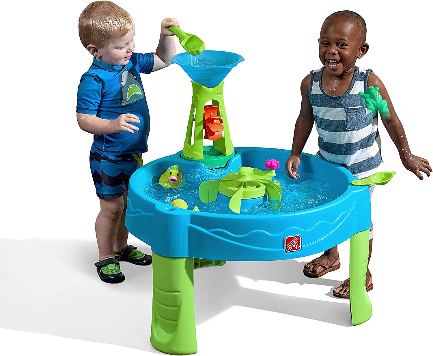 โต๊ะน้ำ Step2 Duck Dive Kids Water Table with Water Tower