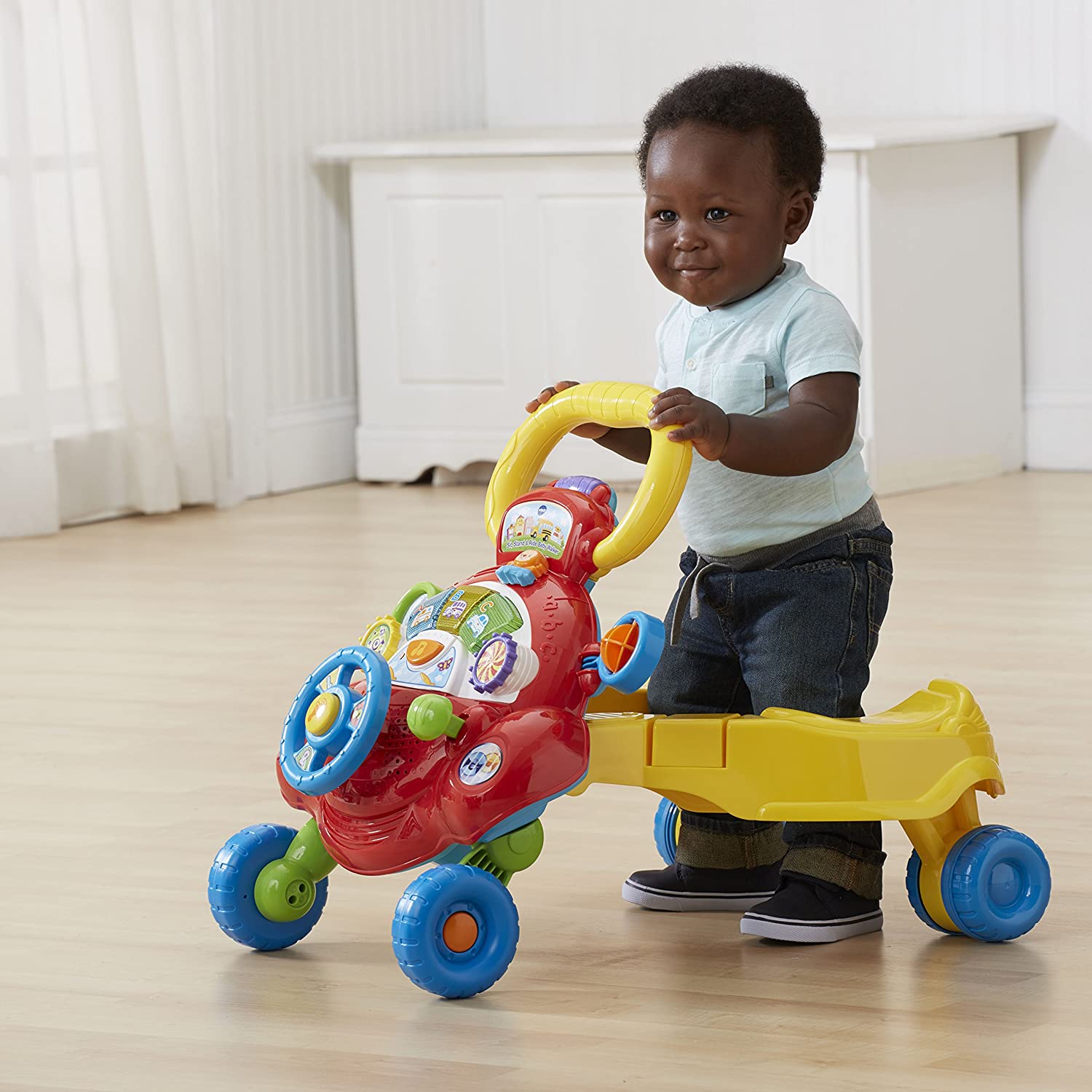 รถขาไถและรถผลักเดิน VTech Sit, Stand and Ride Baby Walker