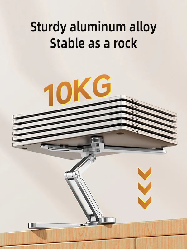 Laptop Stand Ergonomic 360 Rotable by Cabletime หมุนได้ 360 องศา ปรับขึ้นลงได้ พับเก็บและพกพาได้