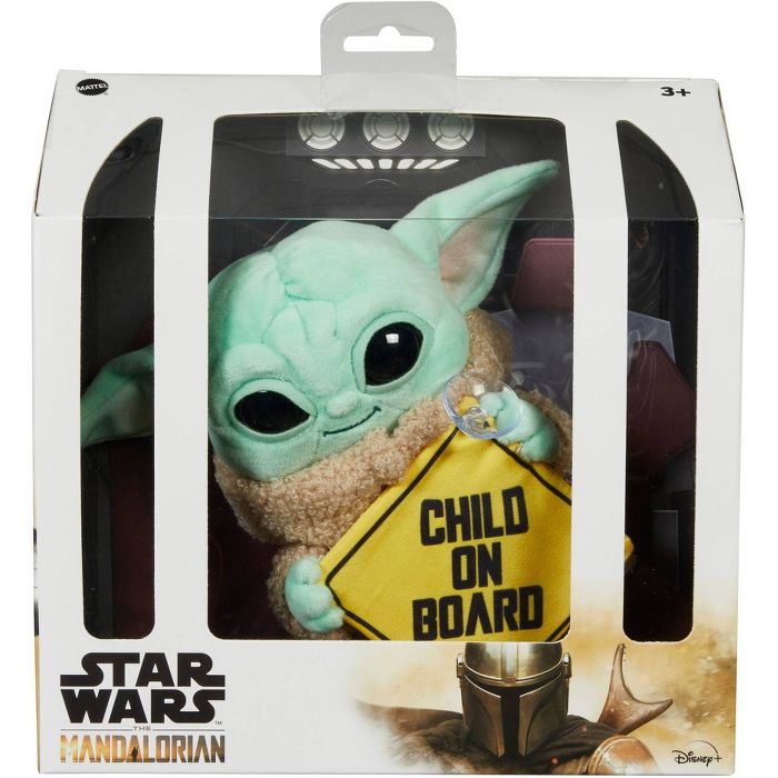 Star Wars The Mandalorian: The Child On Board Plush Sign