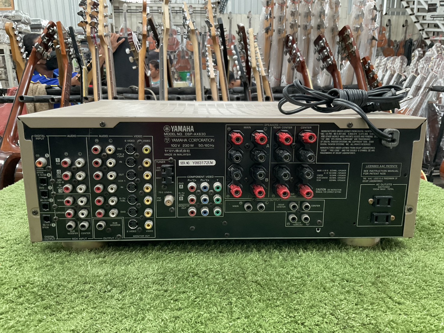 เครื่องขยายเสียง YAMAHA : DSP-AX630 สินค้าไม่พร้อมใช้งาน(ต้องซ่อม)