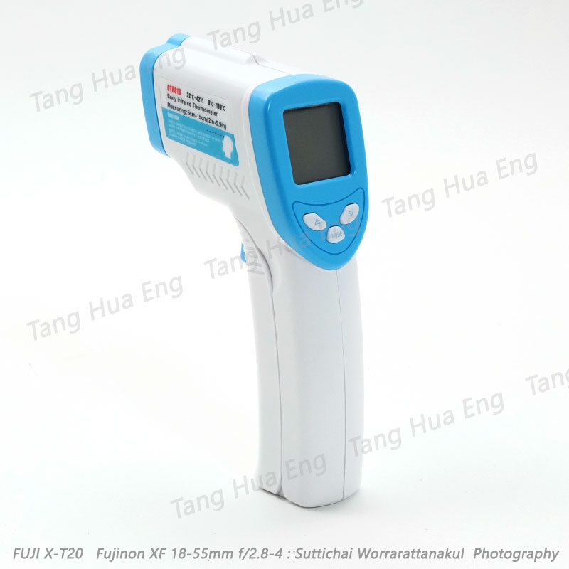 เทอร์โมดิจิตอลวัดไข้ Digital LCD body Forehead Surface Infrared Thermometer ( 32 - 43 oC )