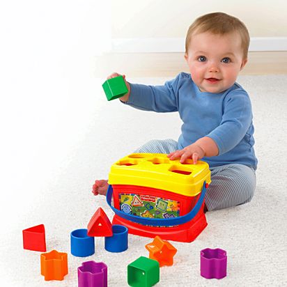 บล๊อคหยอดรูปทรง Fisher Price Baby s First Blocks