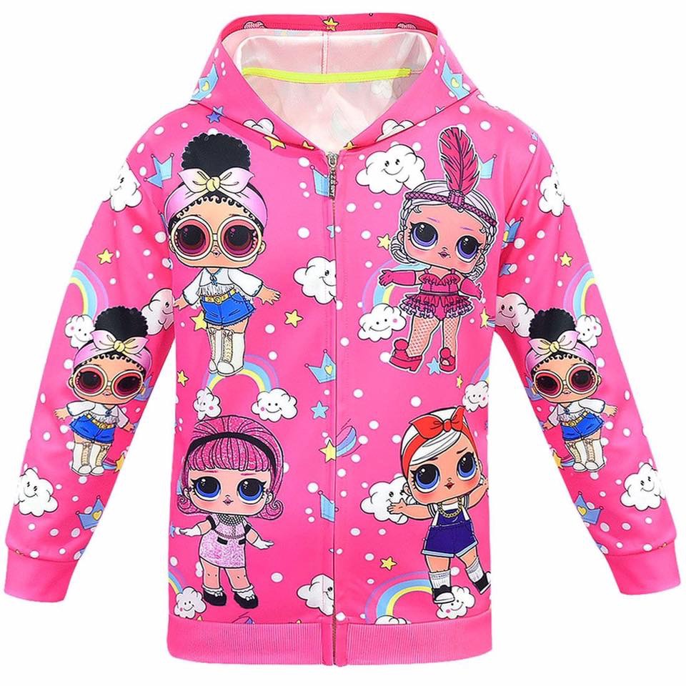 เสื้อกันหนาวเด็ก ซิปหน้า ลาย LOL