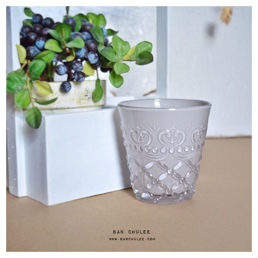 A Set Of 3 Glass Cups แก้วน้ำ เซต 3 ใบ