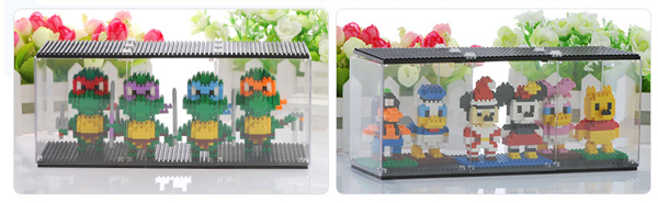 กล่องโชว์เลโก้จิ๋ว สีดำ(Display Case Black Color)