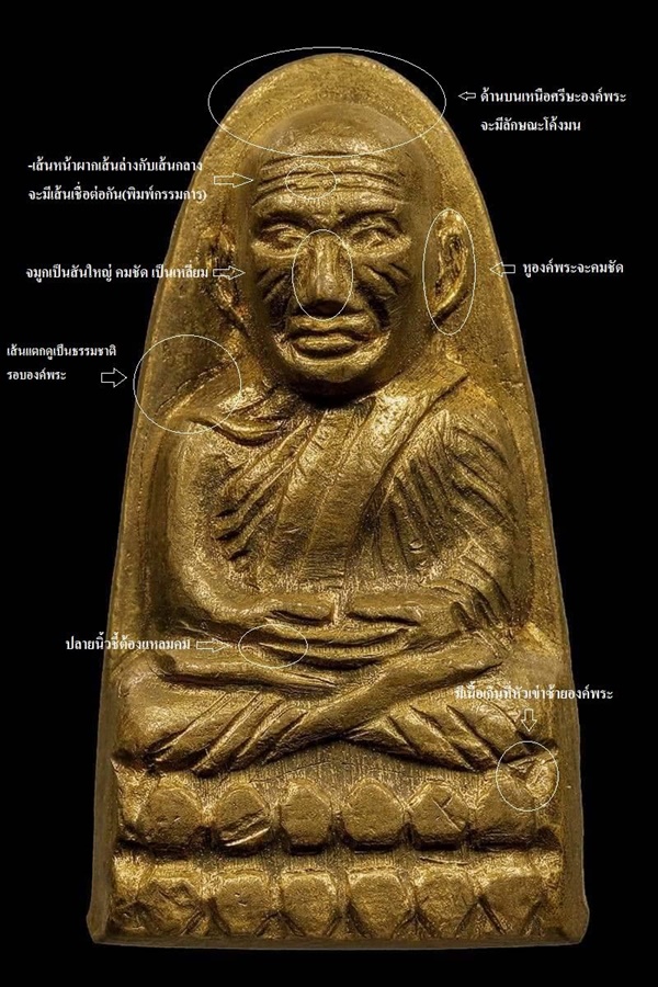 หลวงพ่อทวด วัดช้างให้ จ.ปัตตานี บล็อกนิยม ว.จุด