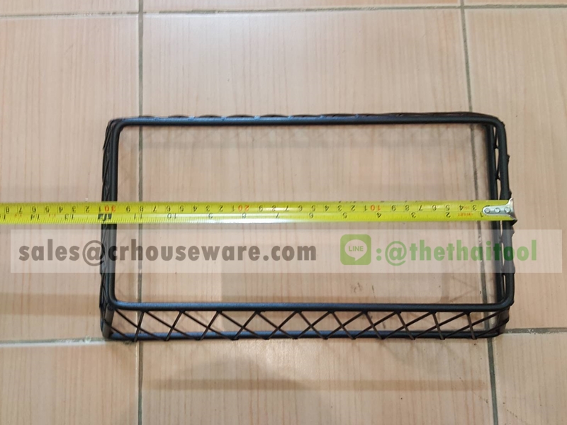 ชั้นโชว์อาหารทรงตาข่าย พร้อมถาดรอง 005-HR022-8+MSL