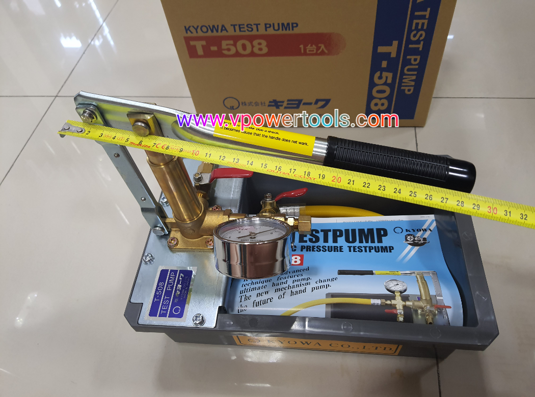 KYOWA T-508 ปั๊มเทสท่อญี่ปุ่น แบบมือโยก (Max 5Mpa)
