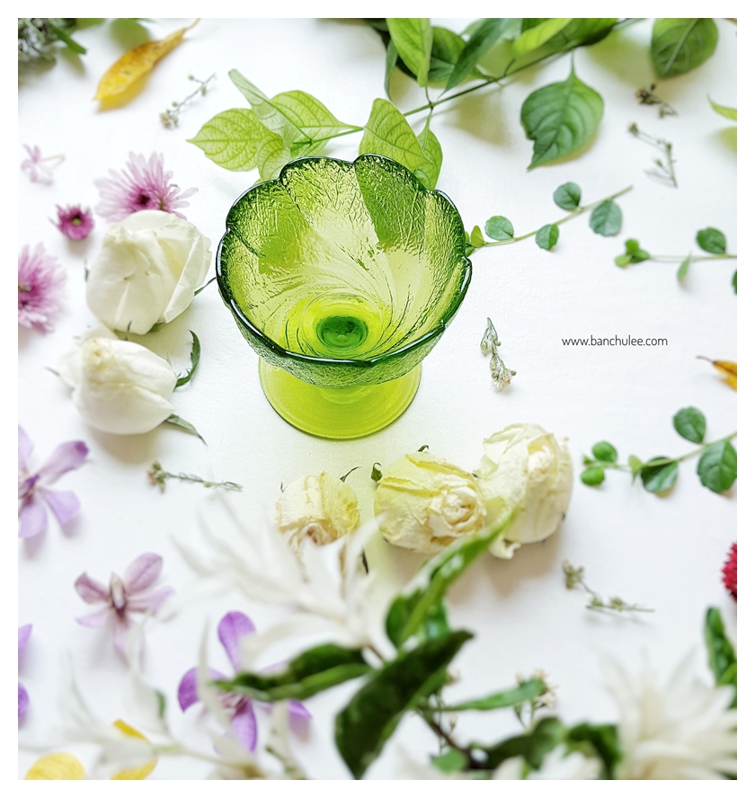 Ice Cream Glass Cup - Green