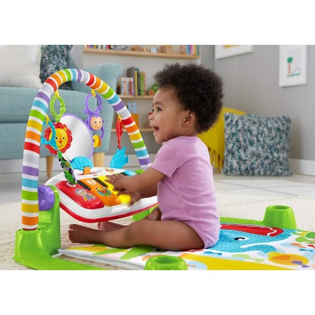 แผ่นรองนอนเพลย์ยิม Fisher-Price Deluxe Kick 'n Play Piano Gym (พร้อมส่ง)