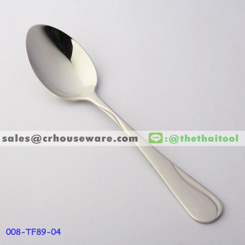 ช้อนคาวสแตนเลส 89 ลายภูเรือ DINNER SPOON 008-TF89-04