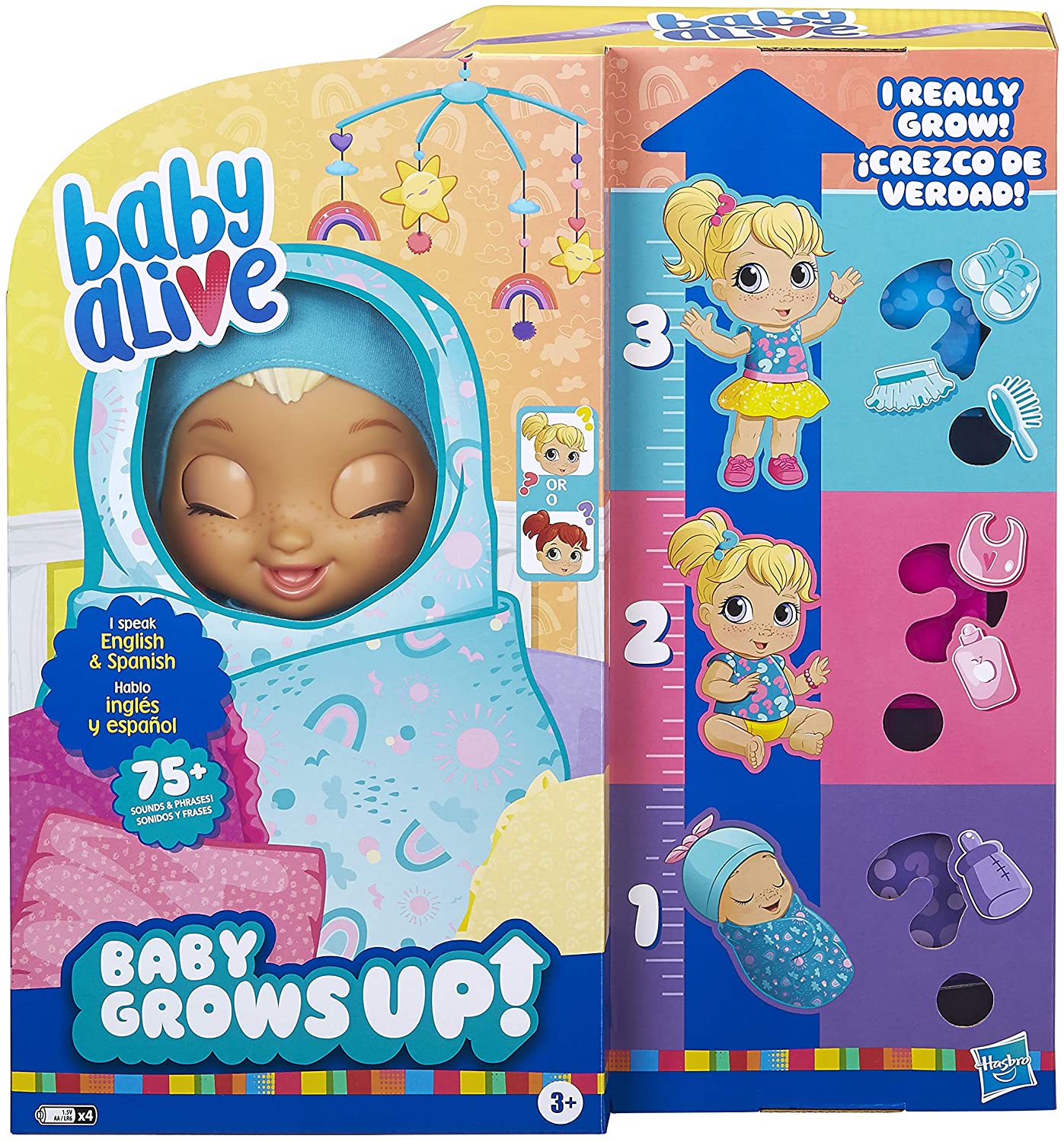 ตุ๊กตาโตได้ BABY ALIVE BABY GROWS UP HAPPY