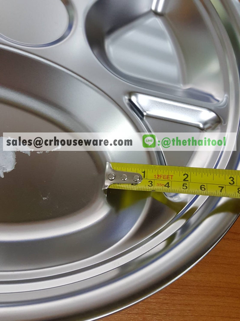 ถาดหลุมสแตนเลส 35 ซม. SL-US-FTR-035