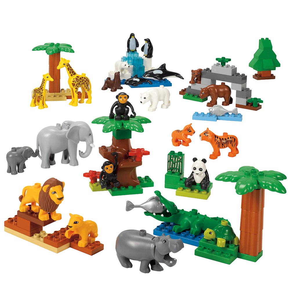เลโก้ดูโพลชุดสัตว์ LEGO Duplo Education 45012 Wild Animals Set