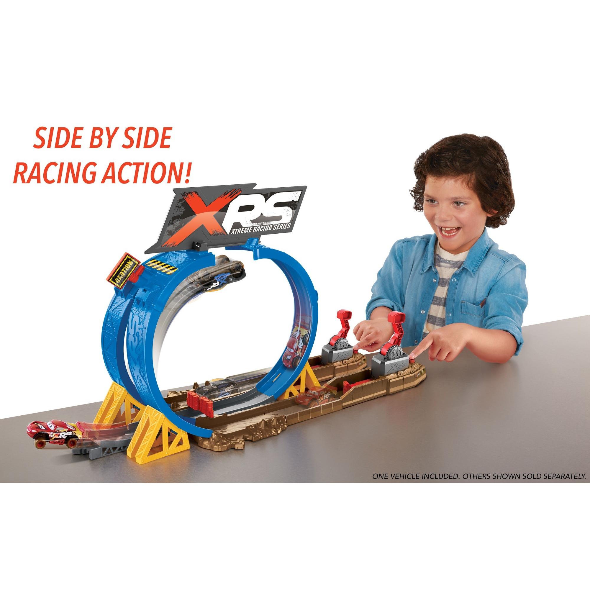 Disney Pixar Cars XRS Mud Racing Crash Challenge Playset