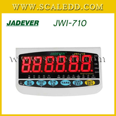 เครื่องชั่งดิจิตอล10ตัน ตาชั่งดิจิตอล10ตัน พิกัดน้ำหนัก 10ตัน ค่าละเอียด 2กิโลกรัม ขนาดแท่น 150x150cm. ยี่ห้อ JADEVER รุ่น JWI-710