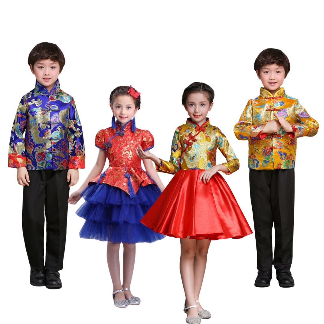 ชุดจีน กี่เพ้า เสื้อแขนยาว กระโปรง กางเกง