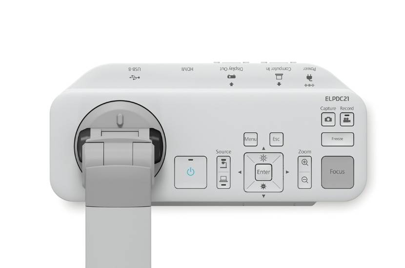 EPSON ELPDC21 Full HD Visualizer เครื่องฉายภาพ 3 มิติ พกพา ความละเอียด 2 ล้าน จับภาพถึง A3 อุปกรณ์รองรับ กล้องจุลทรรศน์