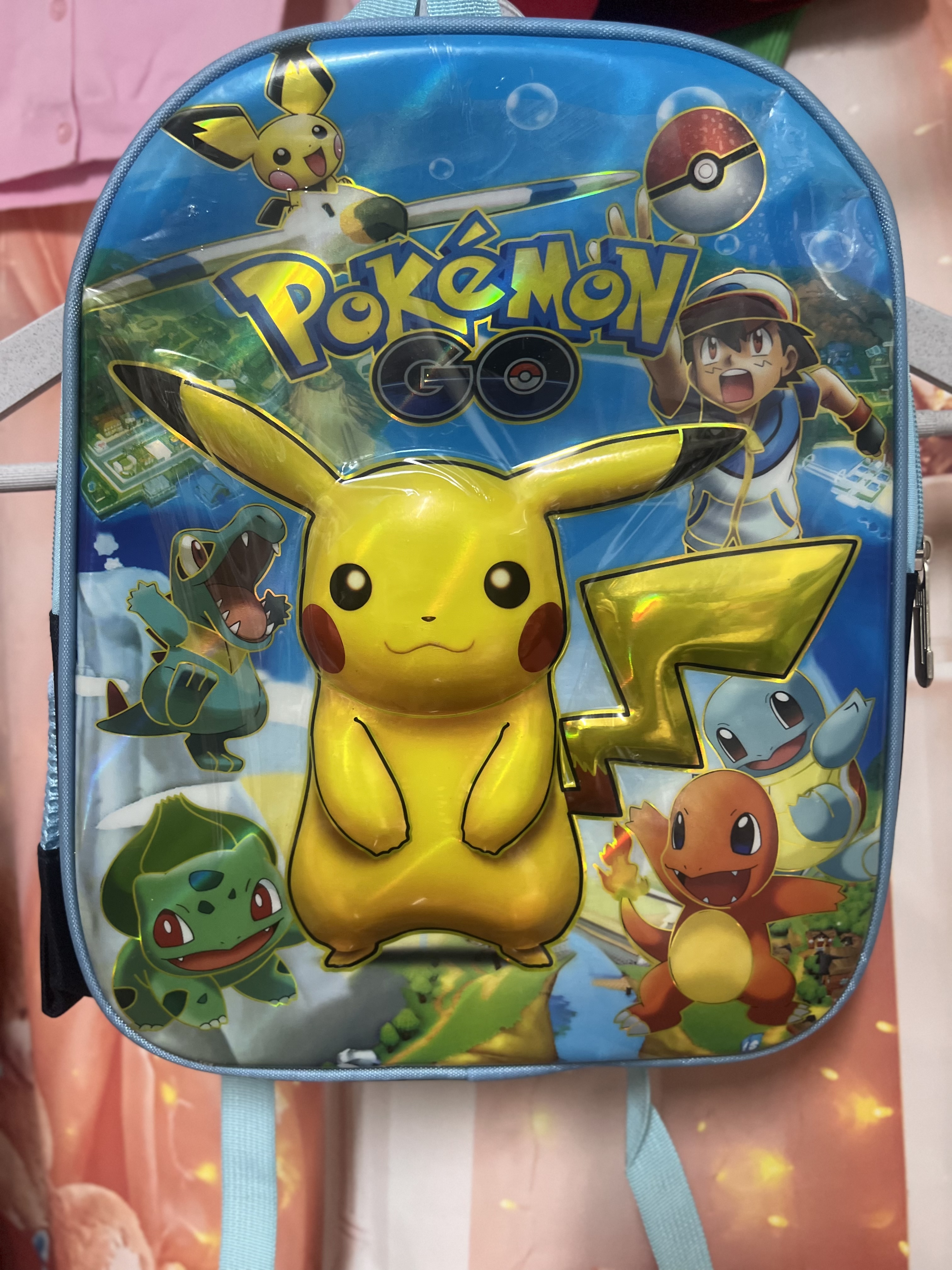 กระเป๋าเป้ เป้เด็ ลาย ปิกาจู โปเกม่อน