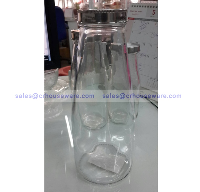 ขวดแก้ว ฝาสแตนเลส 750 มล. 005-BST-751