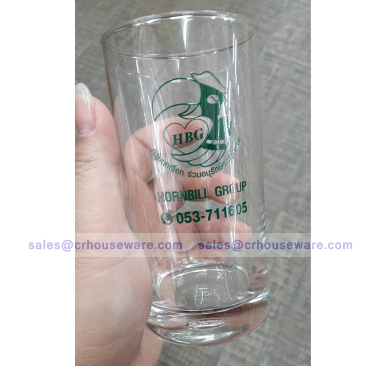 แก้วพิมพ์โลโก้ แก้วทรงตรง 013-PM1210 แก้วน้ำโรงแรม แก้วocean,พรีเมี่ยม,Glass_decoration_service_Thailand