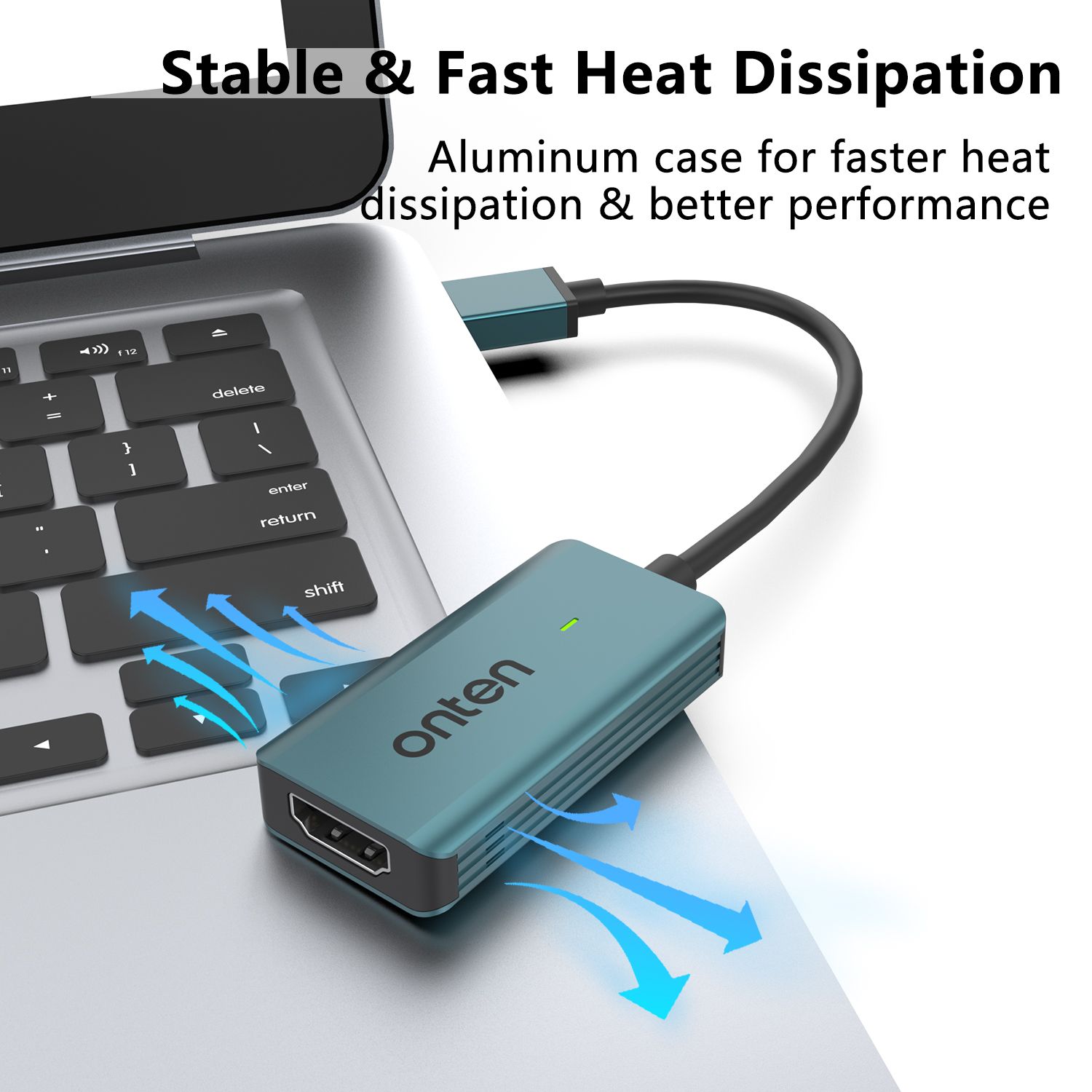 USB3.0 Video Capture Card HDMI Input 4K60Hz Output 1080P60Hz by Onten