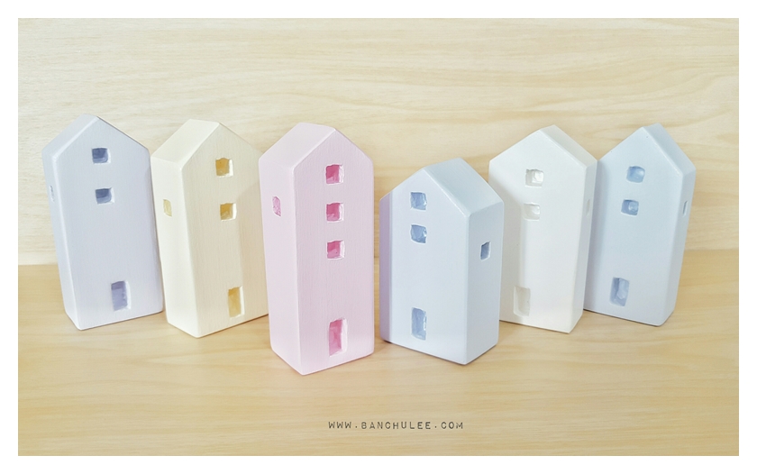 Wooden Pastel Village