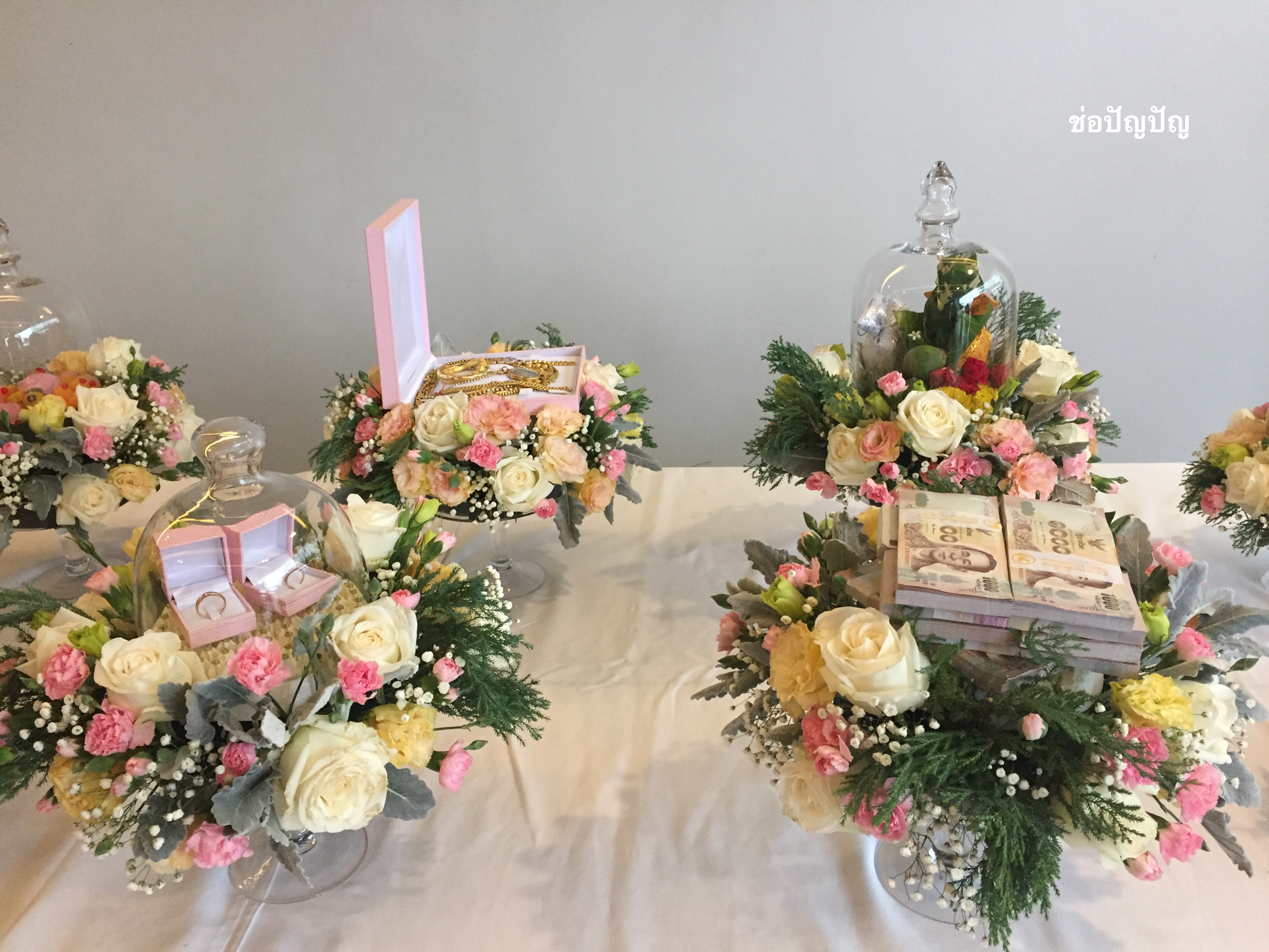 ขันหมากแก้วสไตร์โมเดิร์น งานแต่งคุณกิ๊ฟคุณเสก 4.02.61