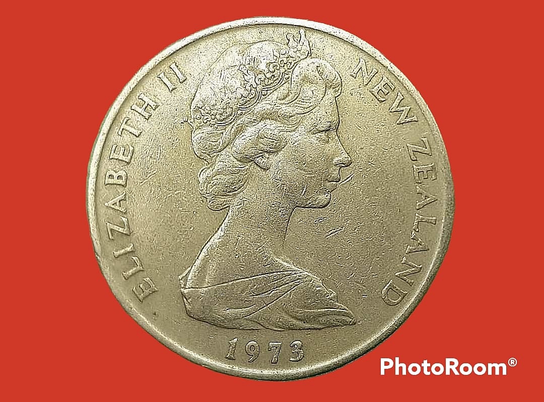 เหรียญ เงินหมุนเวียน นิวซีแลนด์ 50 Cents (Endeavour) 1973