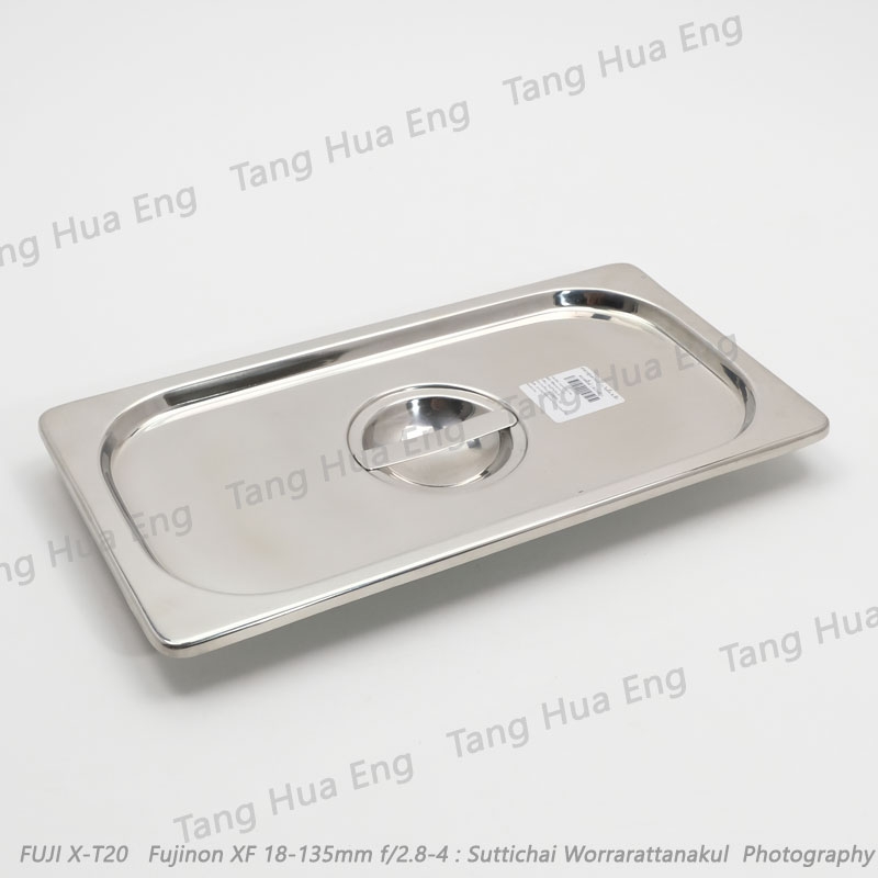 ฝาอ่างอุ่นอาหาร 1/3 ใบตื้น & ลึก ตราสฟิ้งค์ ( K110B )