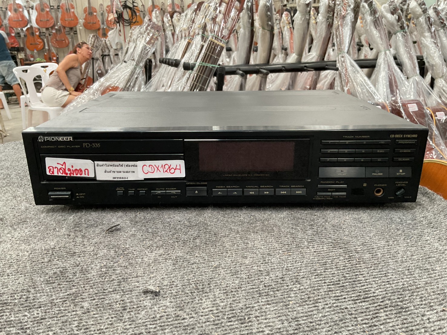 เครื่องเล่น CD - PIONEER : PD-335 สินค้าไม่พร้อมใช้(ต้องซ่อม)
