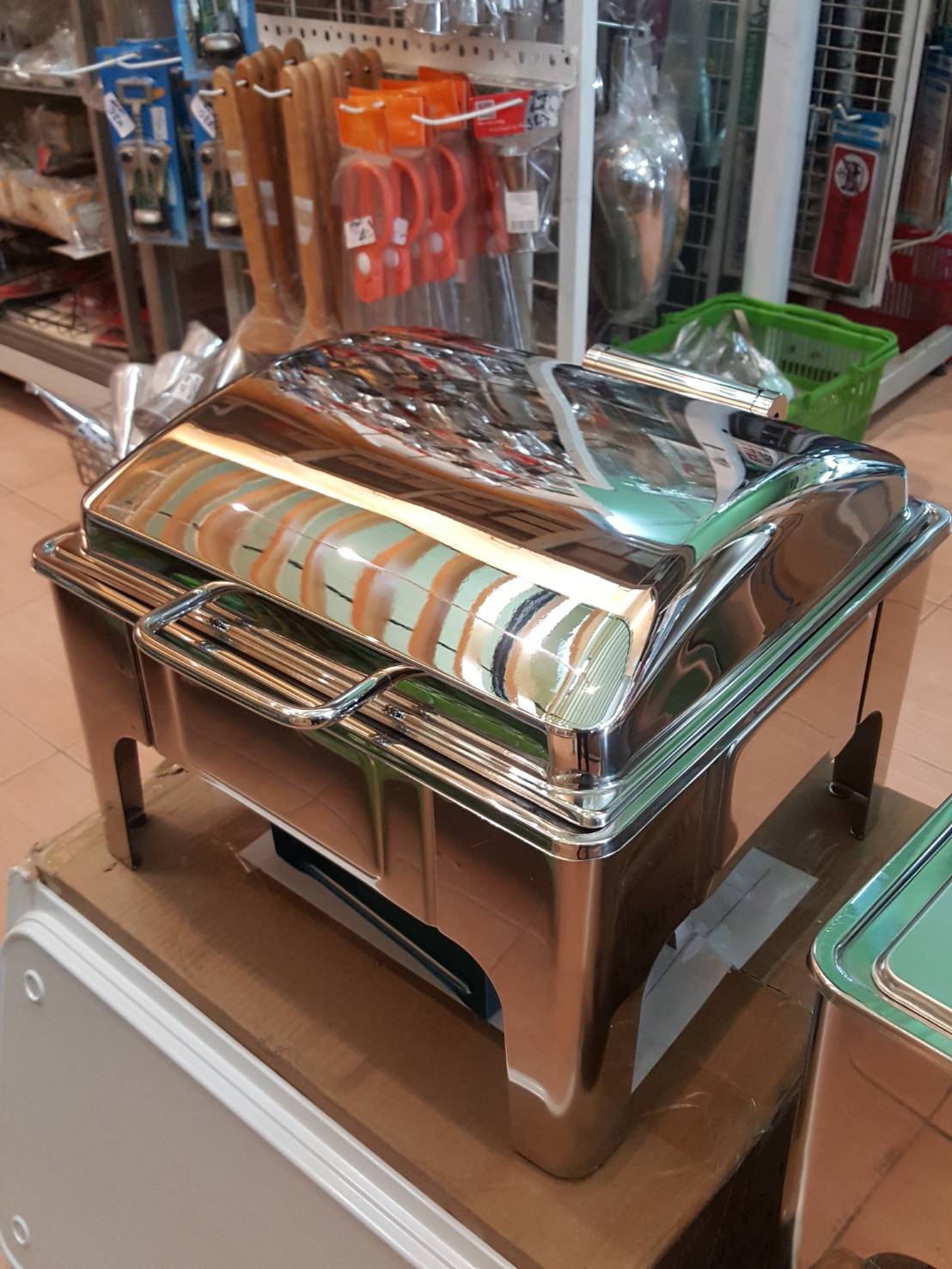 อ่างอุ่นอาหารเล็ก ขนาด 2/3 พร้อมฮีทเตอร์ไฟฟ้า รหัส 005-SD322SP2