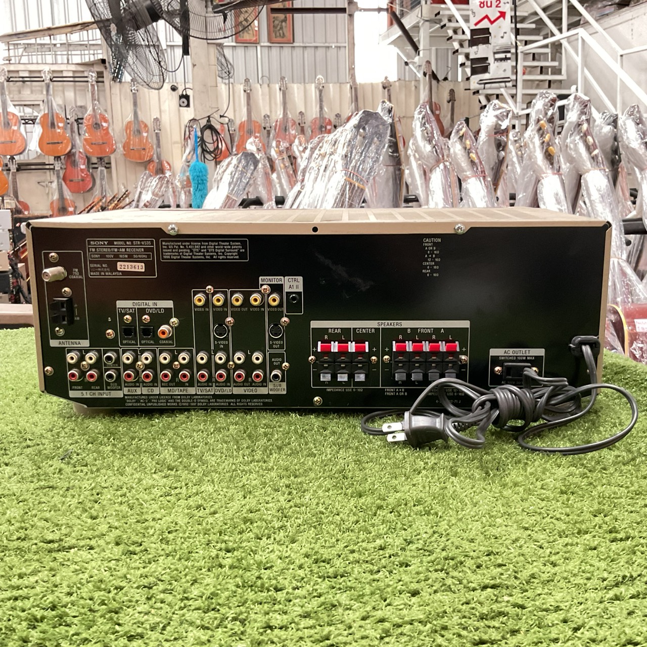 เครื่องขยายเสียง SONY : STR-V535 สินค้าไม่พร้อมใช้งาน (ต้องซ่อม)