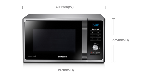 Samsung ไมโครเวฟ ขนาด 23 ลิตร รุ่น MG23F301TCS/ST