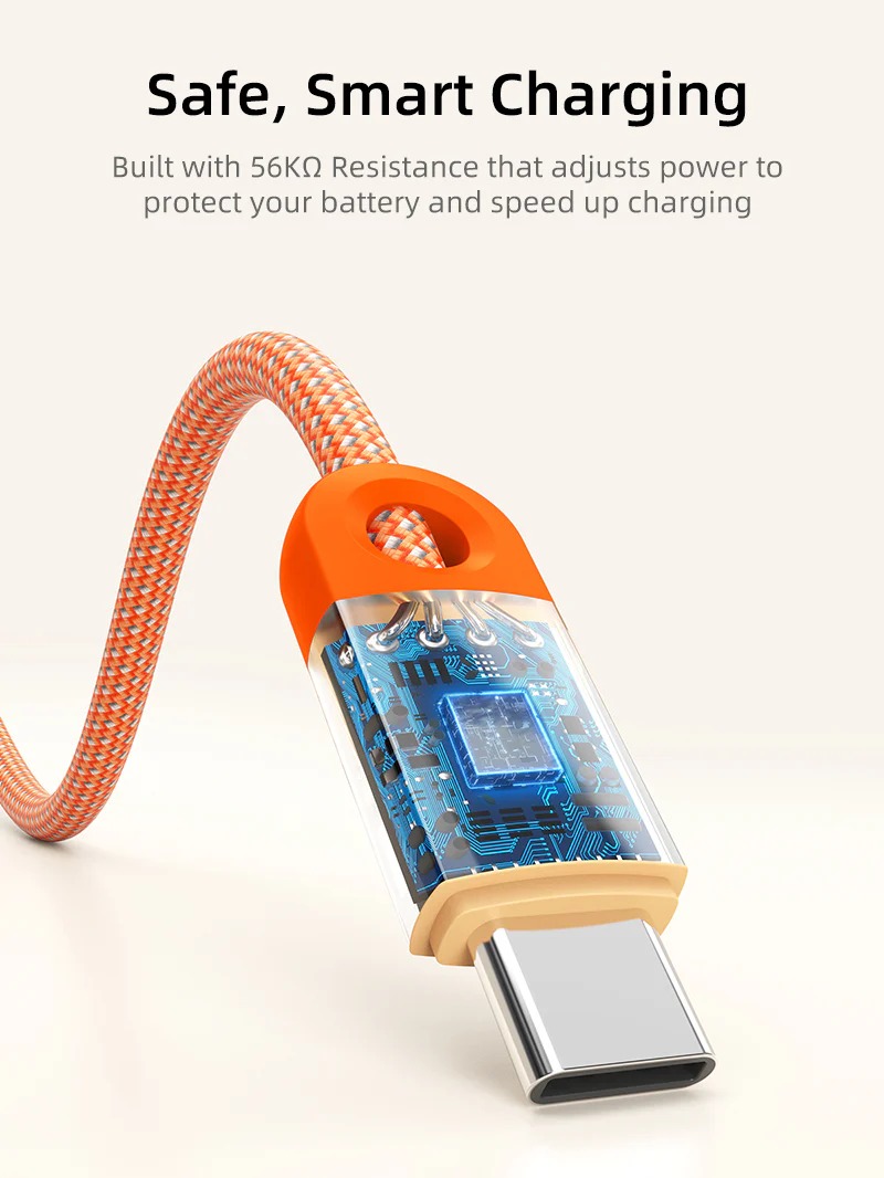 60W Super Fast Charging USB-C Cable by Cabletime