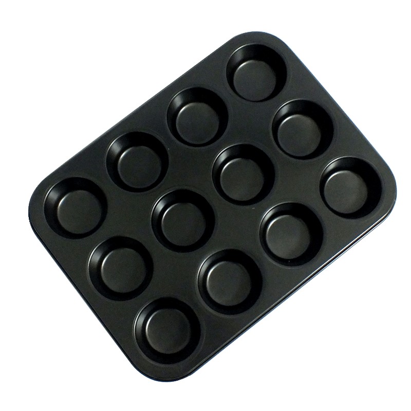 ถาดมัพฟินนอนสติ๊ก 12 หลุมใหญ่ # 31080