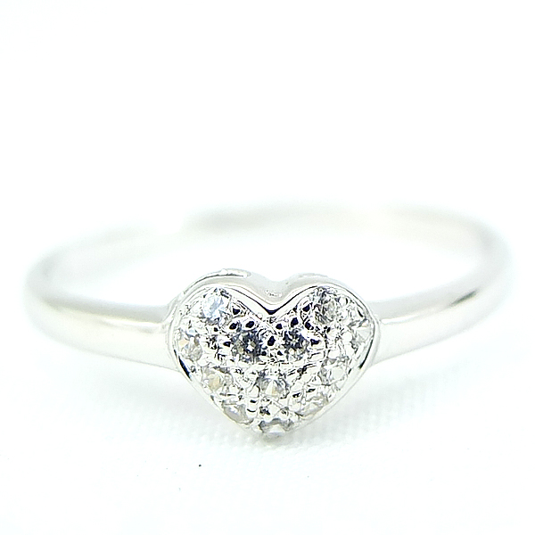 แหวนเงินแท้ราคาถูกชุบทองคำขาว เพชรCZแท้ 0.12 กะรัต งานประณีตสวยงาม สั่งผลิตค่ะ