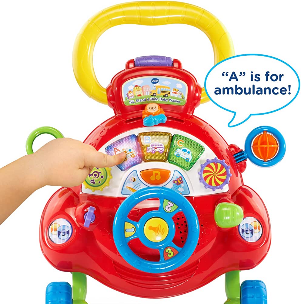 รถขาไถและรถผลักเดิน VTech Sit, Stand and Ride Baby Walker
